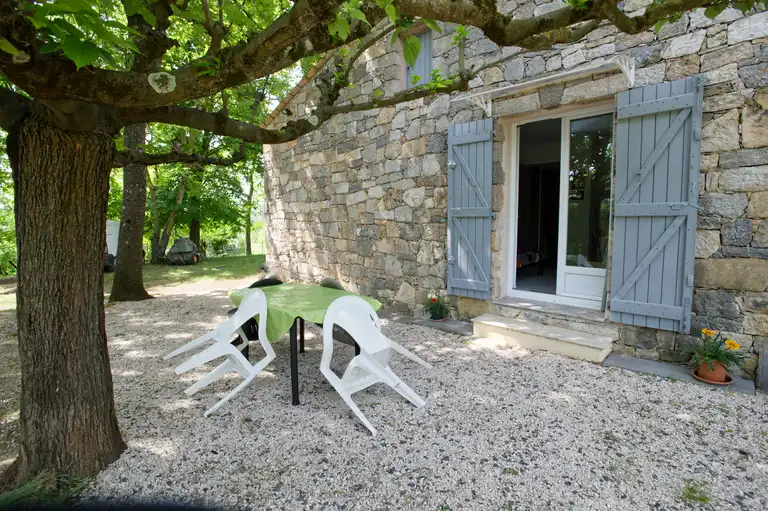 Coin détente sur la pelouse
